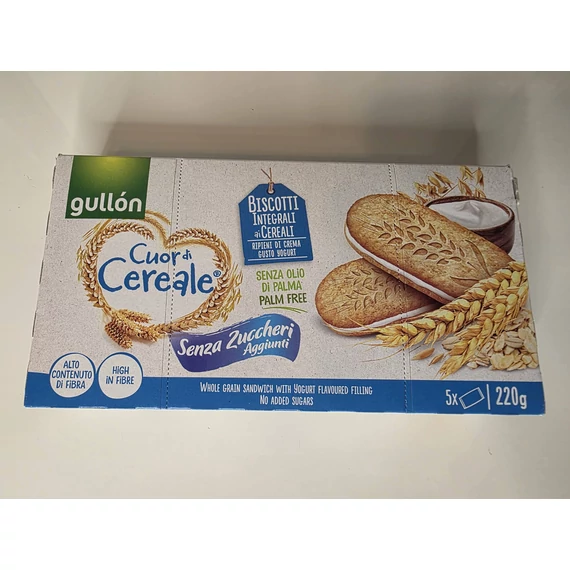 Gullón cukormentes szendvics keksz 220g