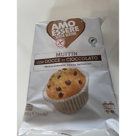 GM Ammo Essere Muffin con gocce di cioccolato 6x42g
