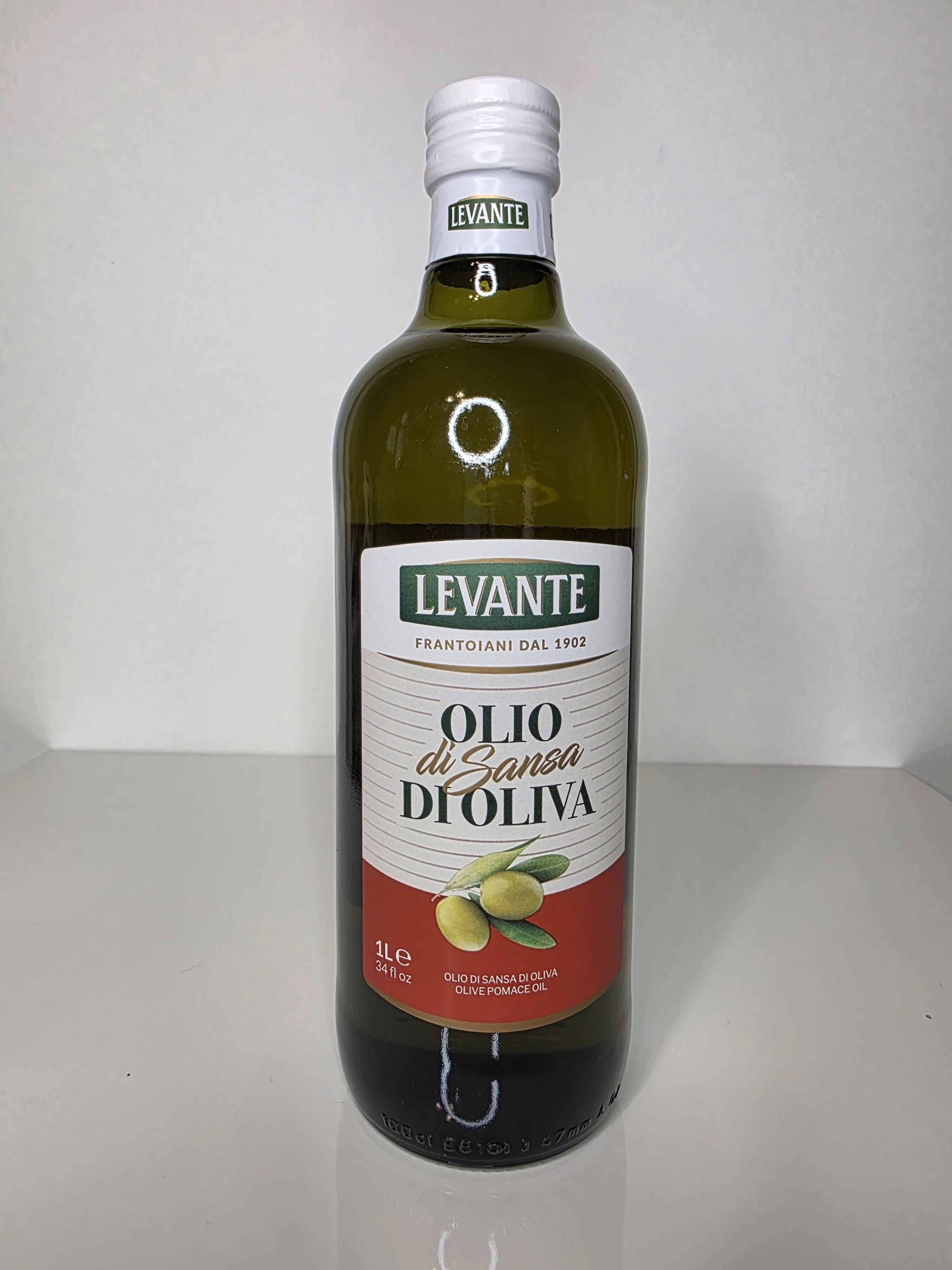 Levante Olio di Sansa Di Oliva 1L