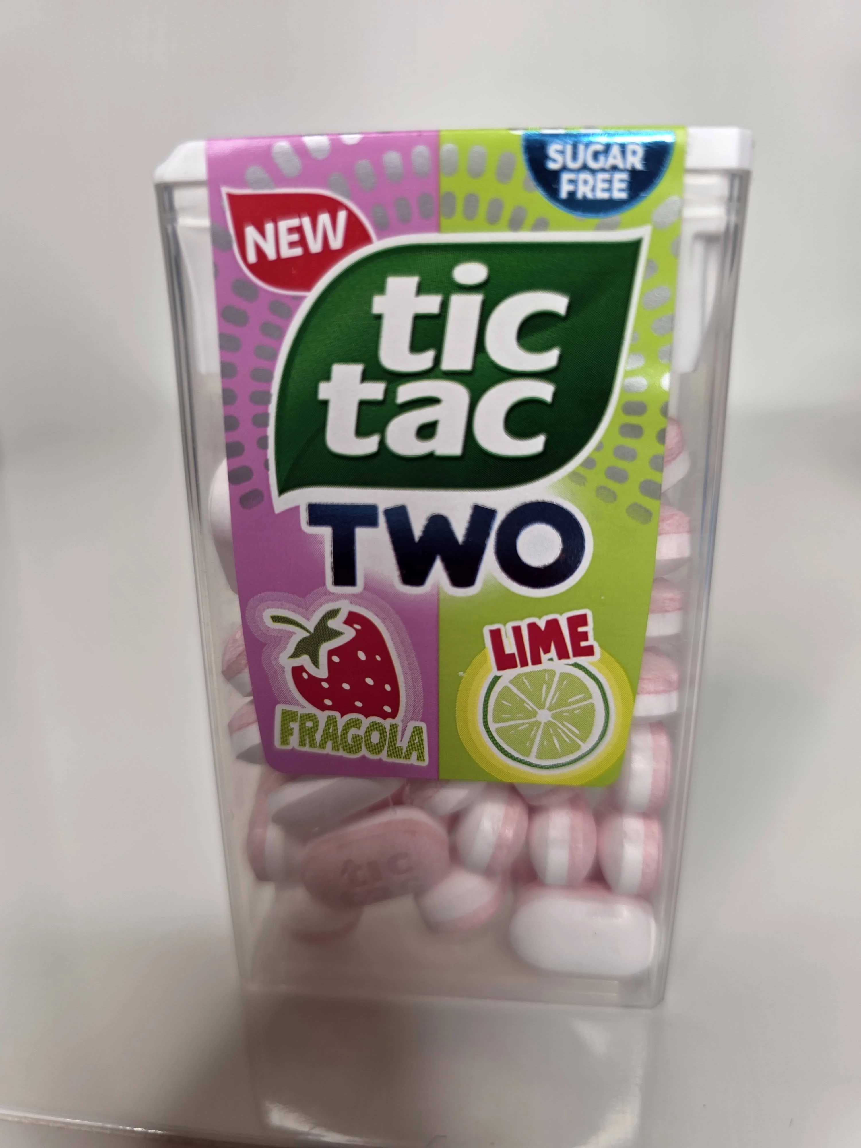 Tic Tac Two (Fragola, Lime) cukormentes