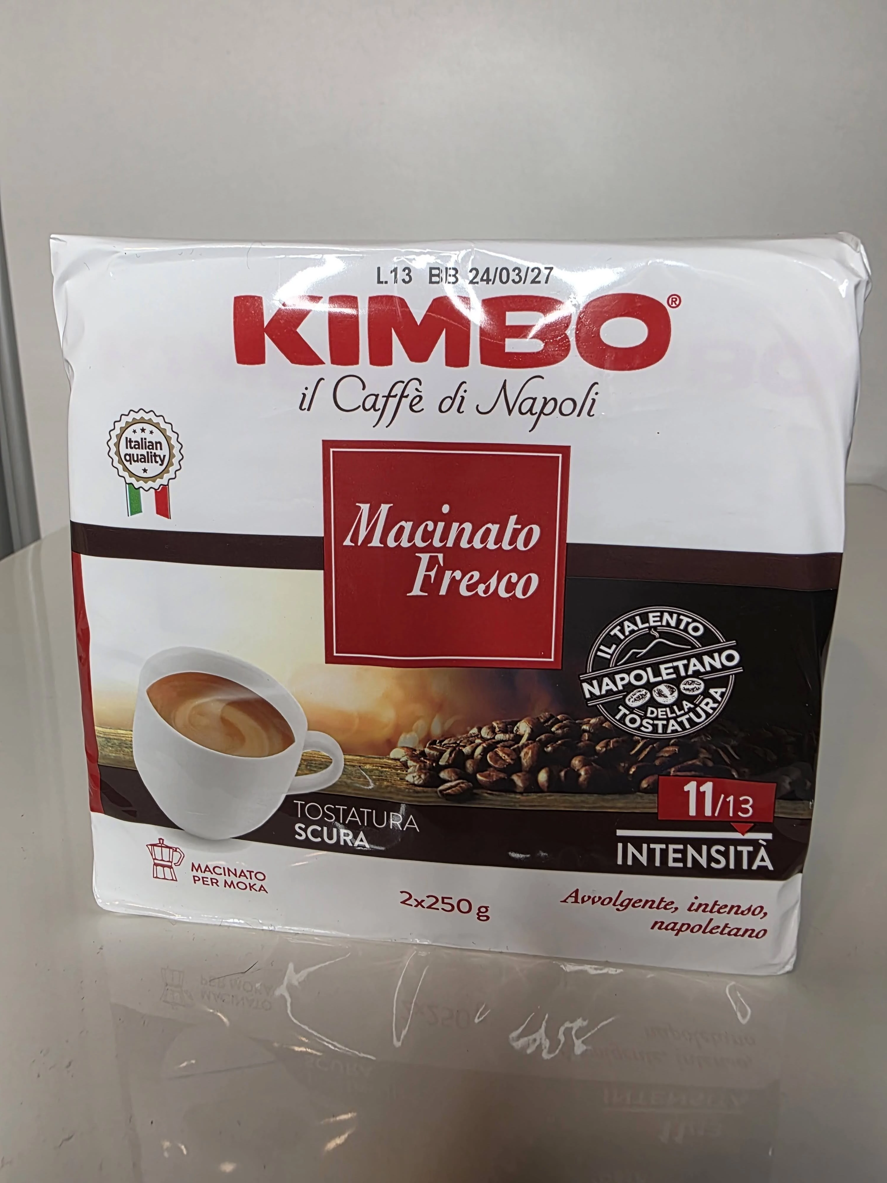 Kimbo Macianato Fresco 2x250g
