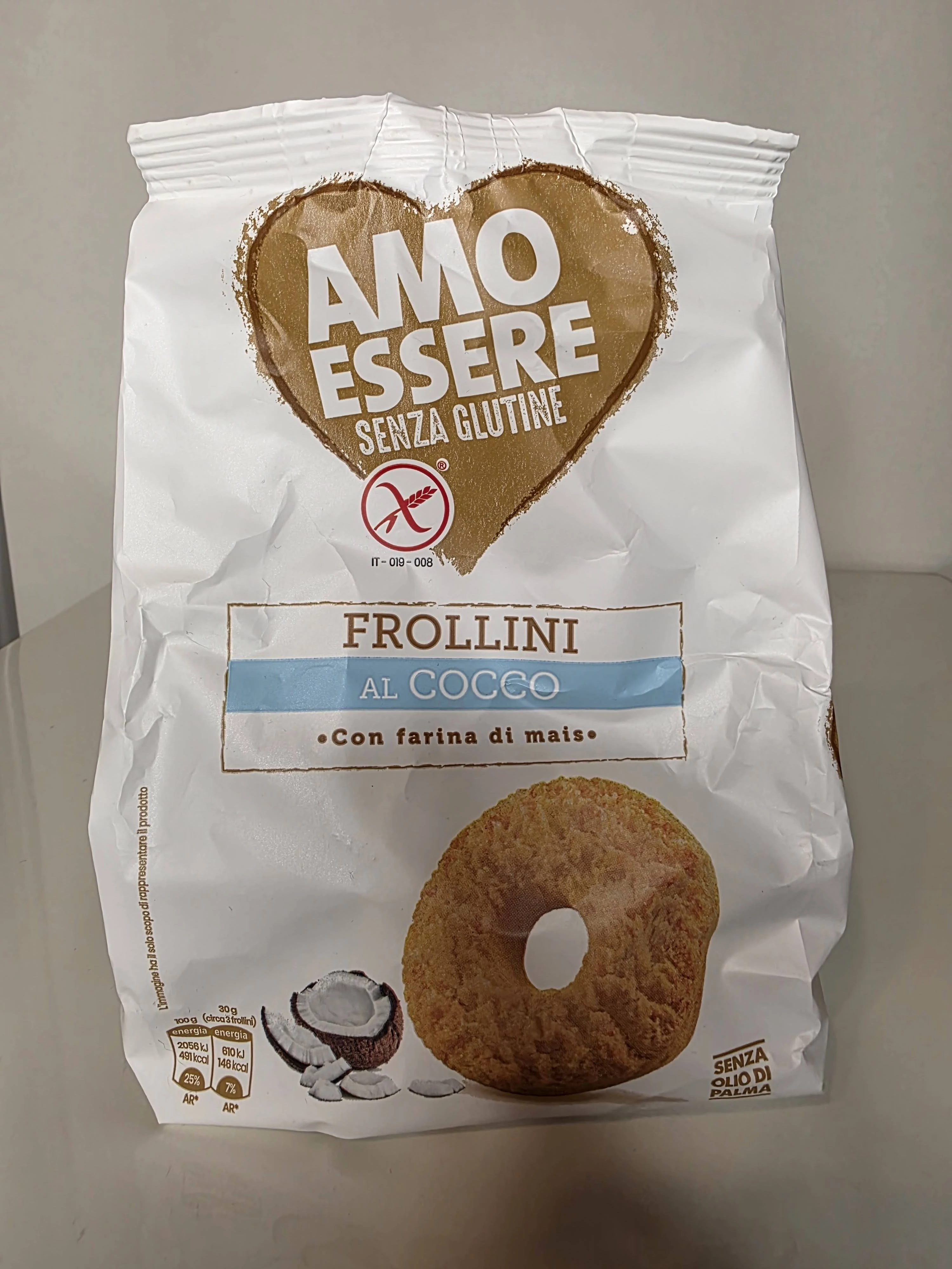 GM Ammo Essere Frollini al cocco 250g
