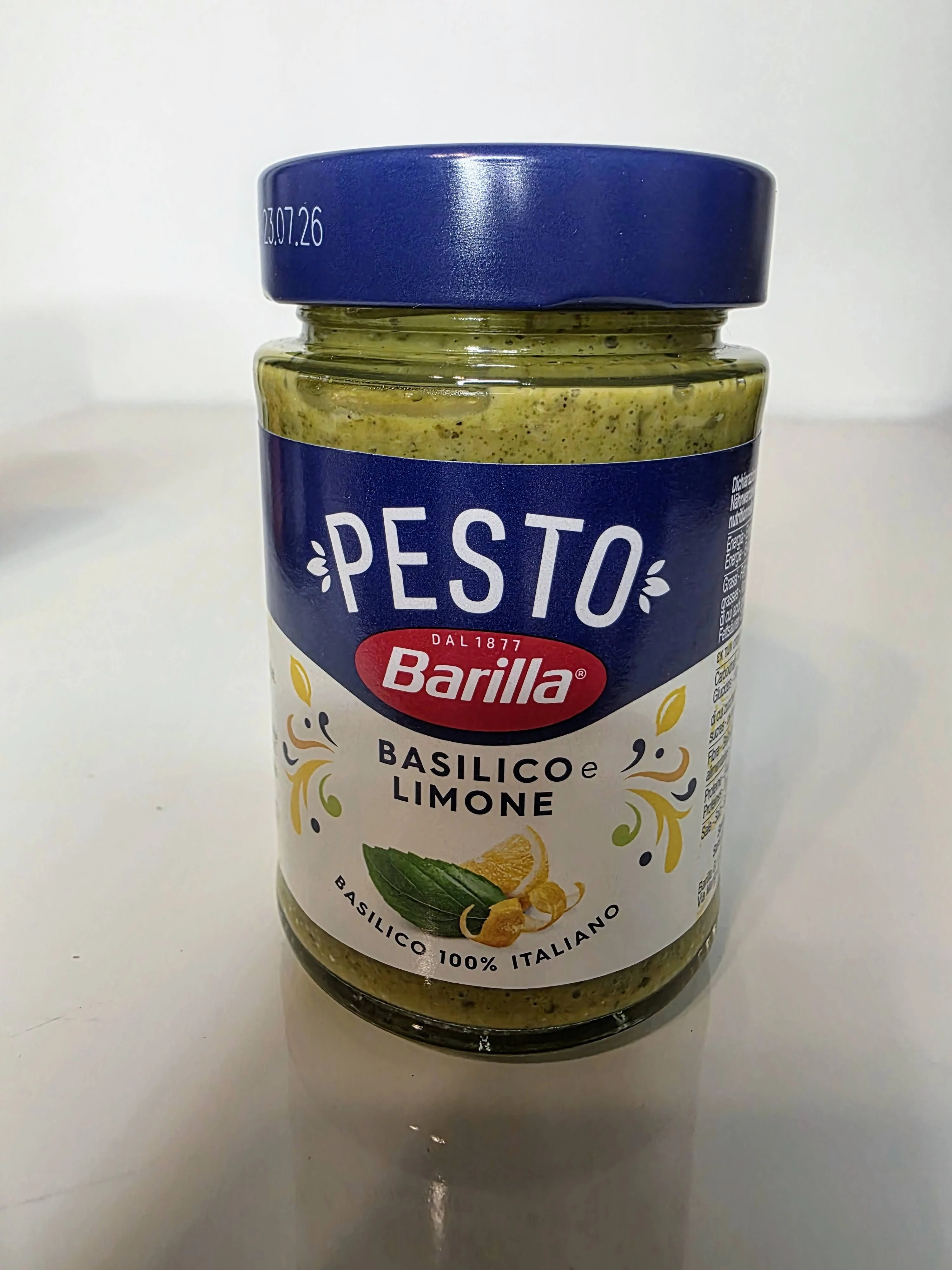 GM Barilla Pesto Basilico e Limone 190g