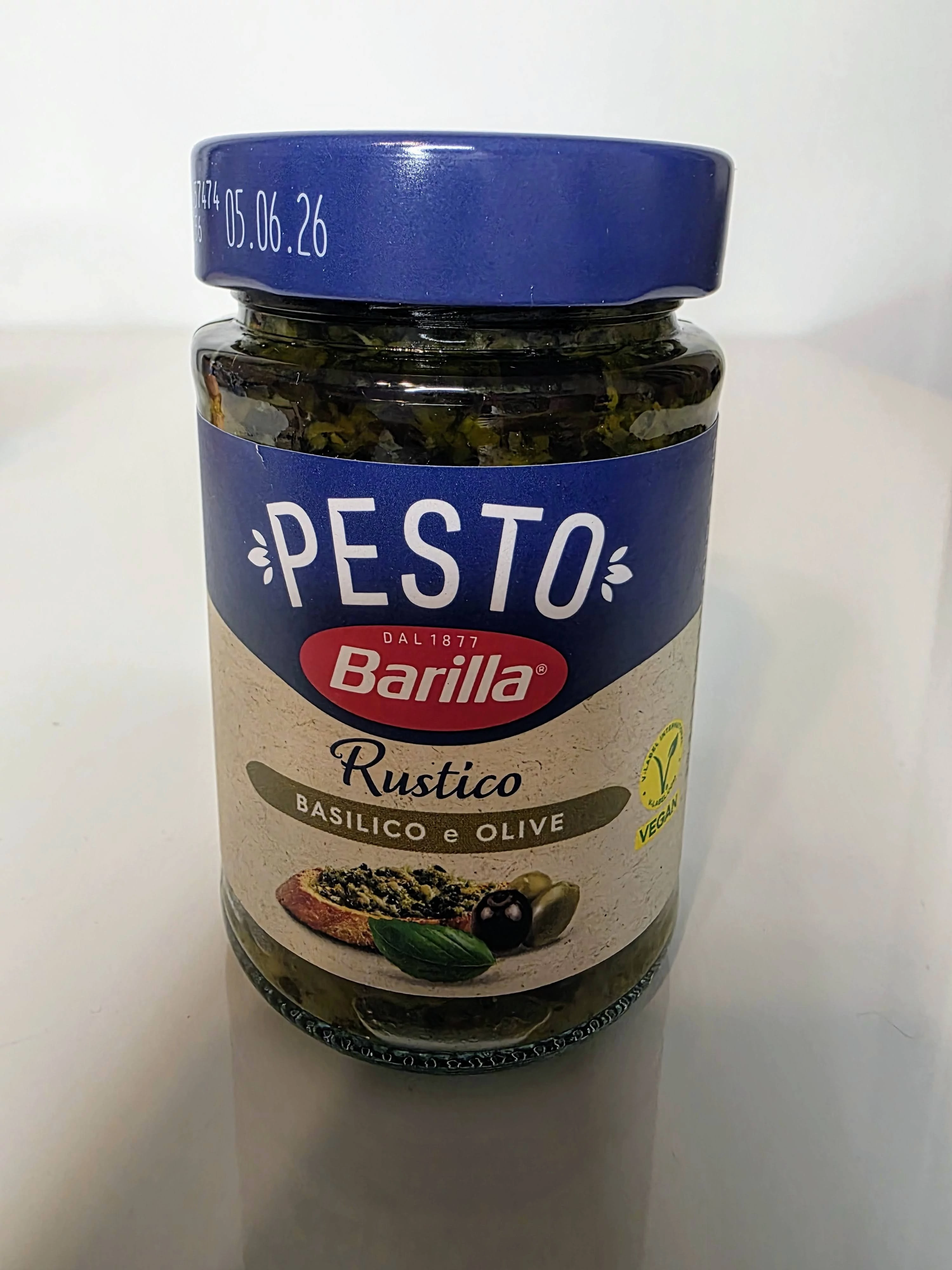 GM Barilla Pesto Rustico Basilico e Olive 190g