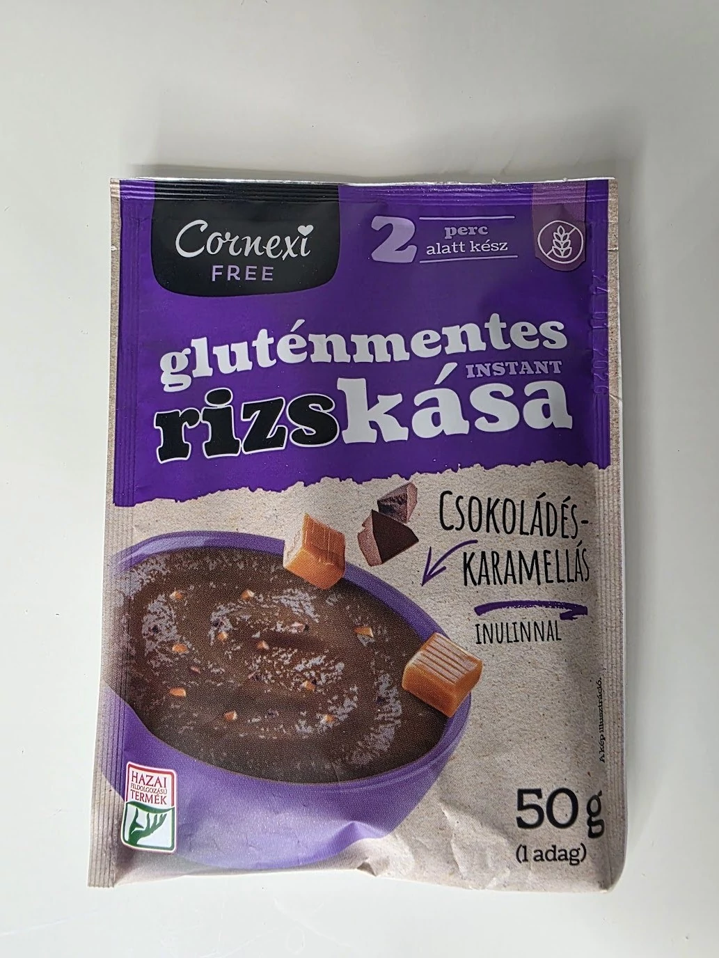 GM Rizskása Csokoládés-Karamellás 50g