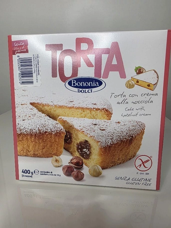 GM Bononia Dolci Torta mogyorókrémmel töltve 400g