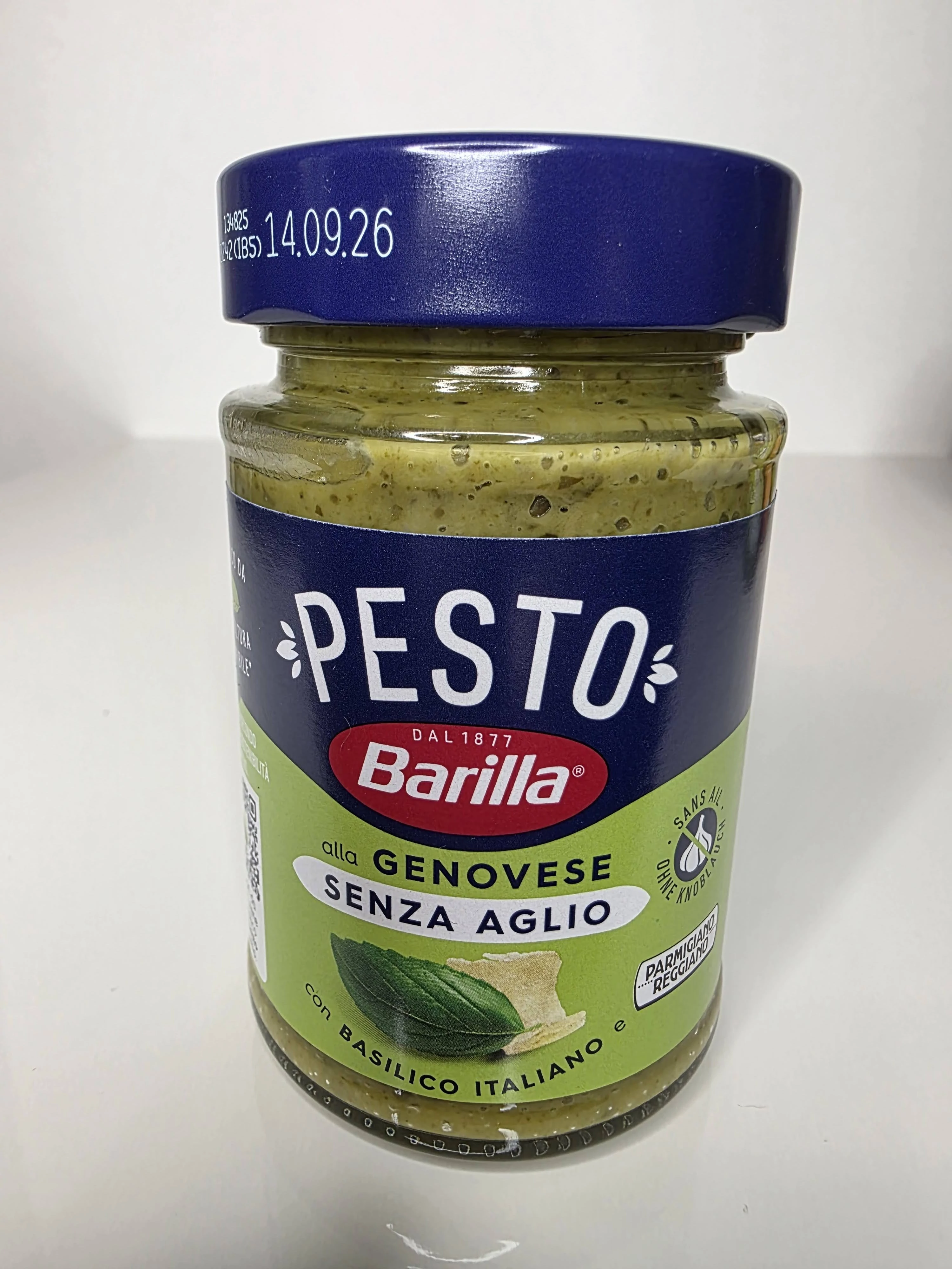 GM Barilla alla Genovese Senza Aglio Pesto 190g