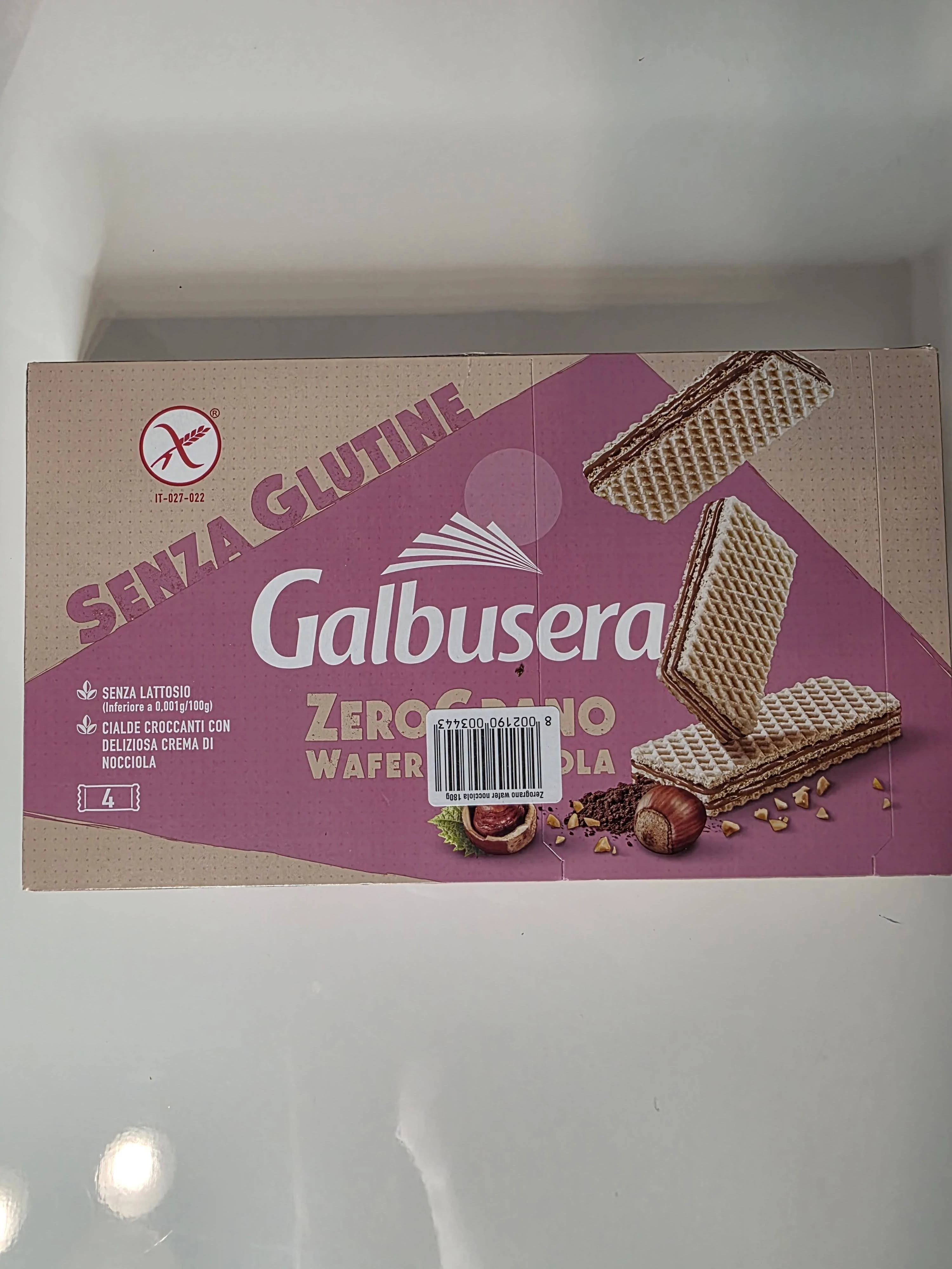 GM Galbusera Wafer Nociola 4x45g
